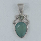 Larimar 925 Silver Pendant