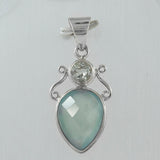 Larimar 925 Silver Pendant