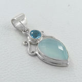 Larimar 925 Silver Pendant