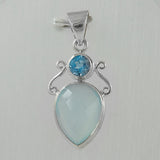 Larimar 925 Silver Pendant