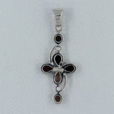 Rainbow Moonstone Silver Pendant