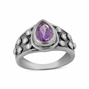 925 Silver Natural Peridot Rings