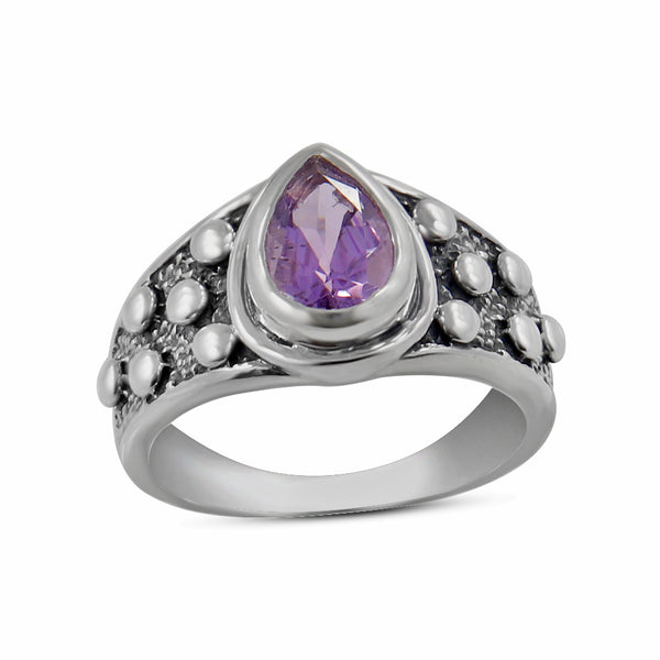 925 Silver Natural Peridot Rings