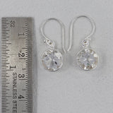 Crystal Earrings Silver