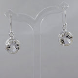 Crystal Earrings Silver