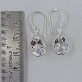 Crystal Earrings Silver