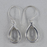 Crystal Earrings Silver