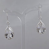 Crystal Silver Earrings