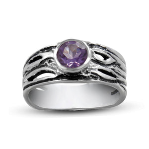 925 Sterling Silver Garnet Rings