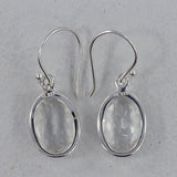 Crystal Earrings Silver