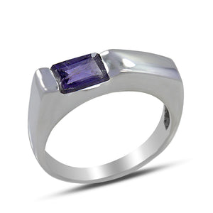 925 Sterling Silver Amethyst Ring
