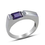 925 Starling Silver Amethyst Ring