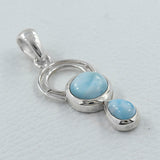 Larimar 925 Silver Pendant