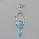 Larimar 925 Silver Pendant