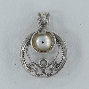 925 Sterling Silver Pearl Pendants