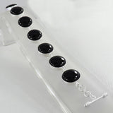 Black Onyx Silver Bracelet