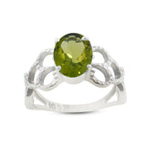 Peridot Silver Ring