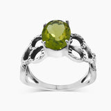 925 Sterling Silver Peridot Rings
