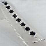 Black Onyx 925 Sterling Silver Gemstone Adjustable Bracelet