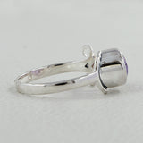 Amethyst Birthstone Silver Rings