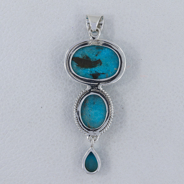925 Silver Mexican Turquoise Pendants