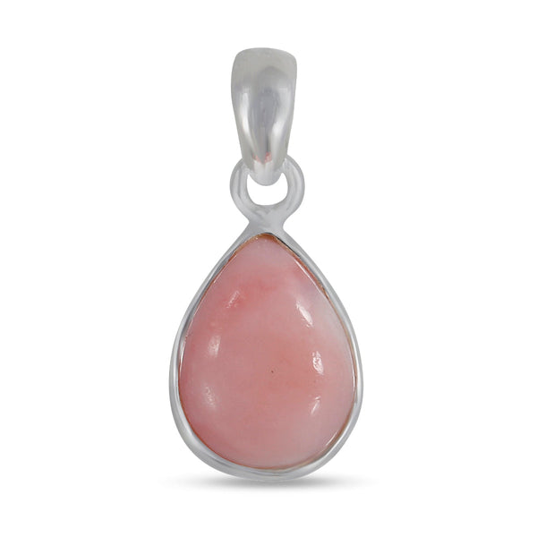 Peruvian Pink Opal Silver Pendants