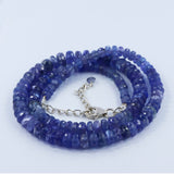 Genuine Tanzanite Beads Necklace