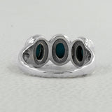 Mexican Turquoise Gemstone Silver Rings