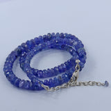 Genuine Tanzanite Beads Necklace