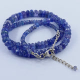 Blue Strand Sapphire September Birthstone beads Neckalce