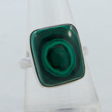 Green Malachite Sterling Silver Handmade Ring