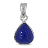 Natural Tanzanite 925 Sterling Silver Pendant