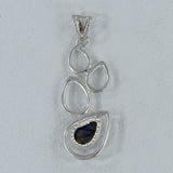 Blue Topaz 925 Sterling Silver Pendant