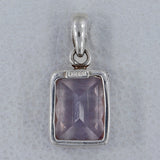 925 Sterling Silver Amethyst Pendants