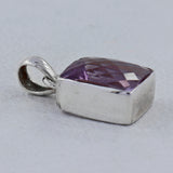 925 Sterling Silver Amethyst Pendants