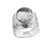 Pink Opal 925 Silver Ring