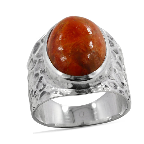 925 Silver Pink Opal Rings