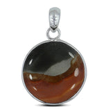 925 Silver Polychrome Jasper Pendant