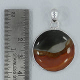 925 Silver Polychrome Jasper Pendant