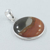 925 Silver Polychrome Jasper Pendant