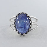 Genuine Tanzanite Silver Ring