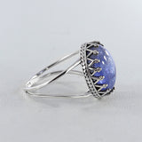 Genuine Tanzanite Silver Ring