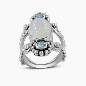 Genuine Tanzanite Silver Rings