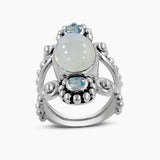 Genuine Tanzanite Silver Rings