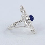 Natural Tanzanite Silver Rings