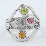 Peridot  Silver Ring