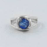 Blue Kyanite Sterling Silver Ring