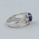 Blue Kyanite Sterling Silver Ring