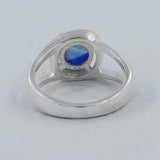 Blue Kyanite Sterling Silver Ring