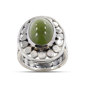 925 Sterling Silver Idocrase Ring